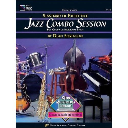 Jazz Combo Session for Drums and Vibes by Dean Sorenson, 48 Pages, Kjos Music