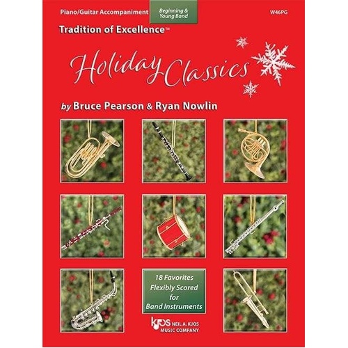 TOE: Holiday Classics Piano/Guitar Accompaniment by Bruce Pearson & Ryan Nowlin, 52 Pages, Neil A. Kjos Music Company