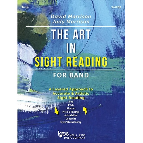 The Art In Sight Reading Tuba by David & Judy Morrison - 48 Pages, Neil A. Kjos Music Company