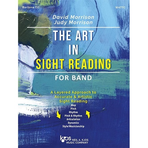 The Art In Sight Reading Baritone T.C. by David Morrison and Judy Morrison, 48 Pages, Neil A. Kjos Music Company