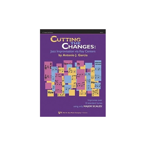 Cutting The Changes C Treble Clef Book with CD and CDR