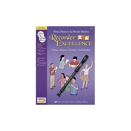Recorder Excellence Student Book with CD/DVD/IPAS