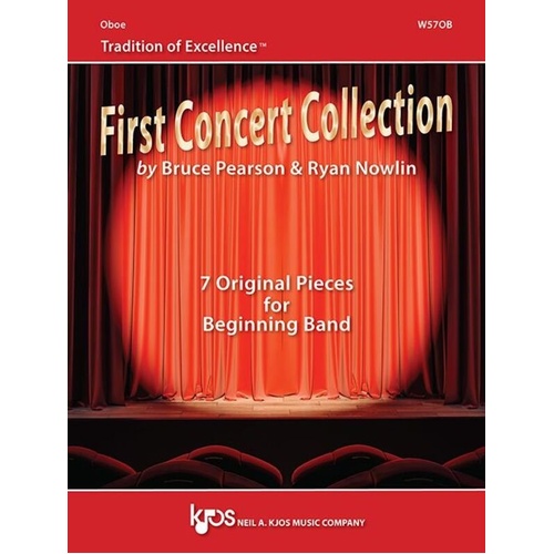 First Concert Collection Oboe by Bruce Pearson and Ryan Nowlin, 8 Pages, Neil A. Kjos Music Company