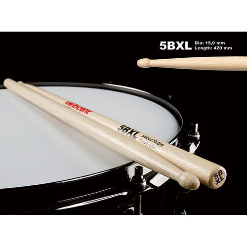 Wincent USA Hickory Standard Wood Tip 5BXL Drum Sticks