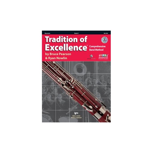 Tradition of Excellence Book 1 for Bassoon with DVD