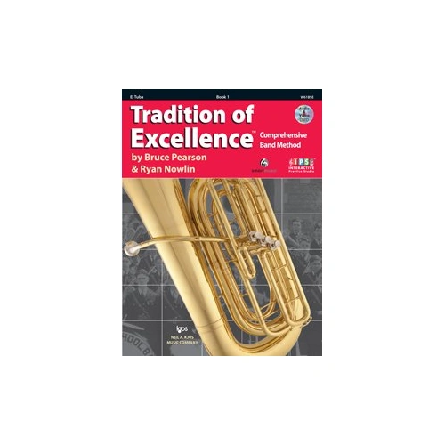 Tradition of Excellence Book 1 Eb Tuba by Bruce Pearson & Ryan Nowlin, 56 Pages, Neil A. Kjos Music Company