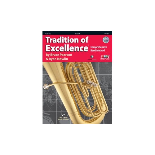 Tradition of Excellence Book 1 for Tuba T.C. with DVD by Bruce Pearson and Ryan Nowlin