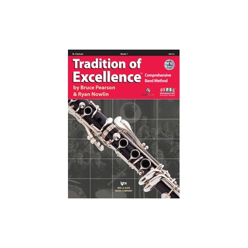 Tradition of Excellence Book 1 Bb Clarinet by Bruce Pearson & Ryan Nowlin, 48 Pages, Neil A. Kjos Music Company