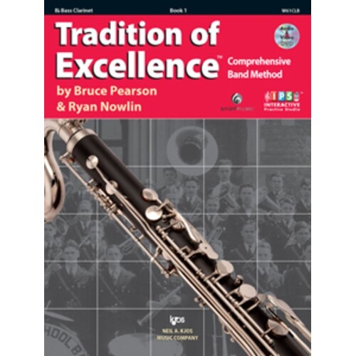 Tradition Of Excellence Book 1 Bass Clarinet Book/Dv (Softcover Book/DVD)