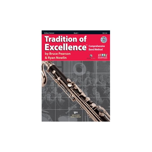 Tradition of Excellence Book 1 - Bass Clarinet by Bruce Pearson and Ryan Nowlin
