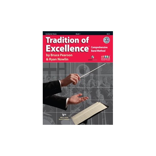 Tradition of Excellence Book 1 Conductor Score BK/DVD