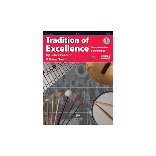 Tradition of Excellence Book 1 Percussion by Bruce Pearson and Ryan Nowlin