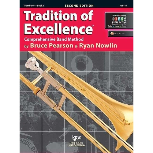 Tradition of Excellence Book 1 Trombone by Bruce Pearson & Ryan Nowlin