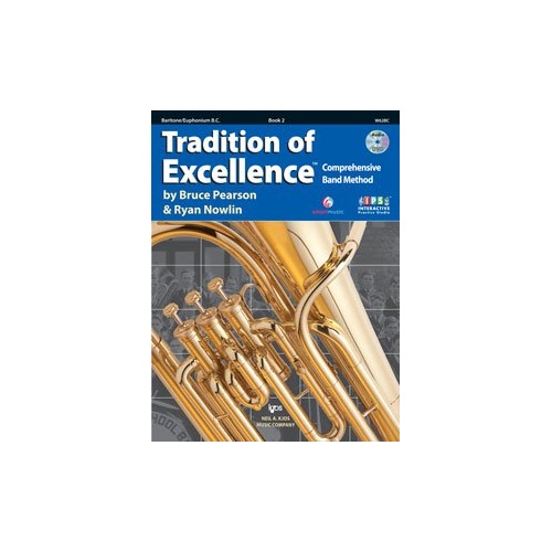 Tradition of Excellence Book 2 Baritone Euphonium B.C. with DVD