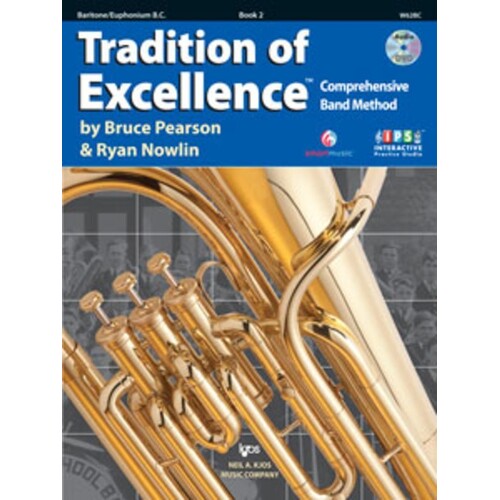 Tradition Of Excellence Book 2 baritone bc Book/DVD (Softcover Book/DVD)