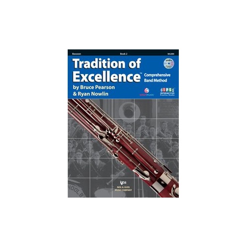 Tradition of Excellence Book 2 for Bassoon with DVD by Bruce Pearson and Ryan Nowlin