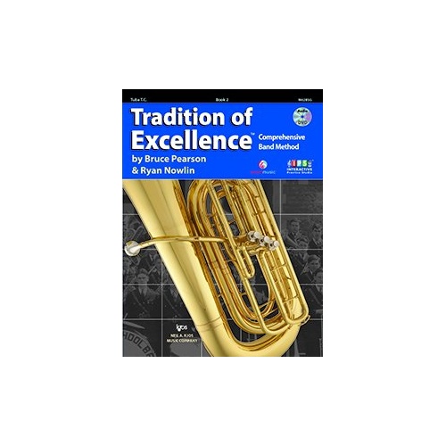 Tradition of Excellence Book 2 Tuba T.C. with DVD by Bruce Pearson and Ryan Nowlin, 48 Pages, Neil A. Kjos Music Company