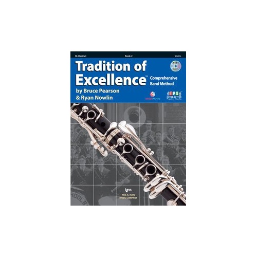 Tradition of Excellence Book 2 Bb Clarinet with DVD by Bruce Pearson and Ryan Nowlin
