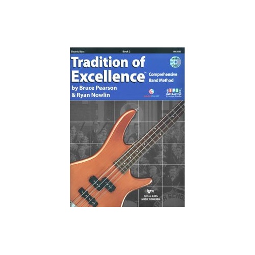 Tradition of Excellence Book 2 Electric Bass BK/DV