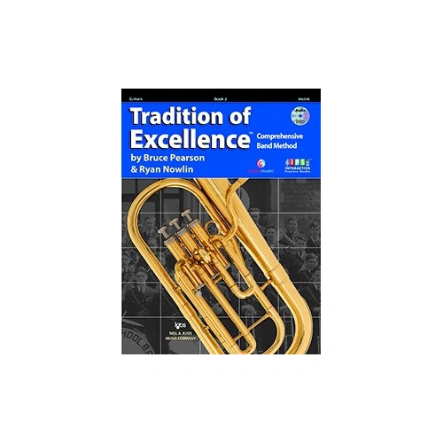 Tradition of Excellence Book 2 for Eb Horn by Bruce Pearson and Ryan Nowlin, 48 Pages, Kjos Music Company