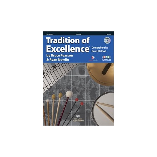 Tradition of Excellence Book 2 - Percussion BK/DVD