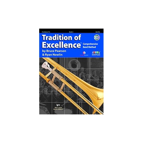Tradition of Excellence Book 2 Trombone T.C. BK/DVD by Bruce Pearson & Ryan Nowlin