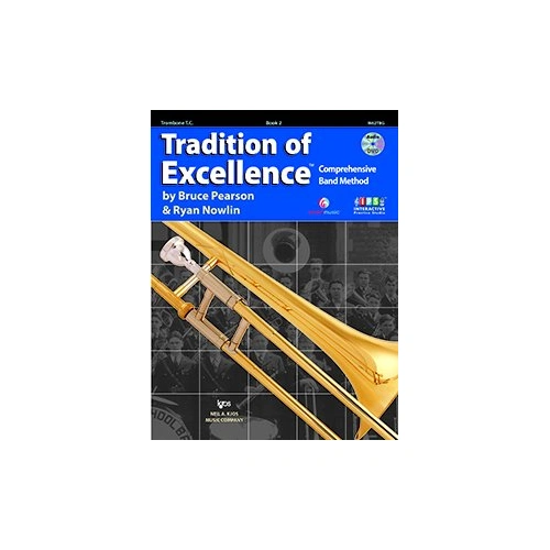 Tradition of Excellence Book 2 Trombone T.C. by Bruce Pearson & Ryan Nowlin, 48 Pages, Neil A. Kjos Music Company