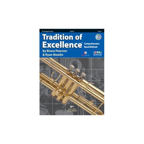 Tradition of Excellence Book 2 Trumpet BK/DVD by Bruce Pearson & Ryan Nowlin