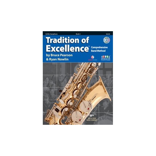 Tradition of Excellence Book 2 for Alto Saxophone with DVD