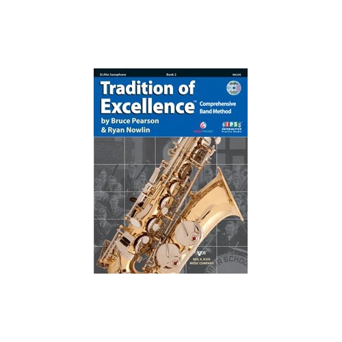 Tradition of Excellence Book 2 for Alto Saxophone by Bruce Pearson and Ryan Nowlin