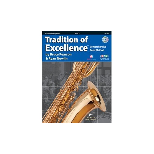 Tradition of Excellence Book 2 for Baritone Saxophone with DVD