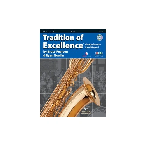 Tradition of Excellence Book 2 for Baritone Saxophone by Bruce Pearson & Ryan Nowlin