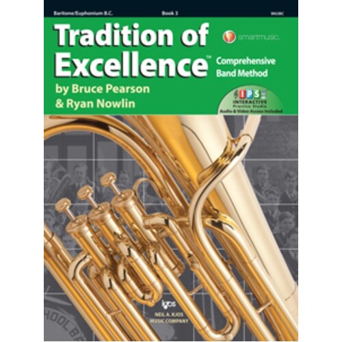 Tradition Of Excellence Book 3 Baritone Bc (Softcover Book/Online Media)