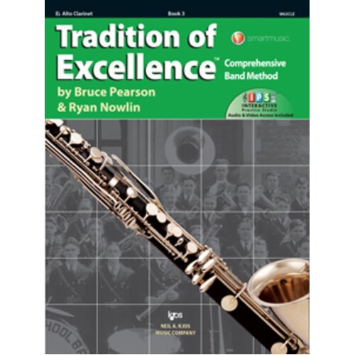 Tradition Of Excellence Book 3 Alto Clarinet (Softcover Book/Online Media)