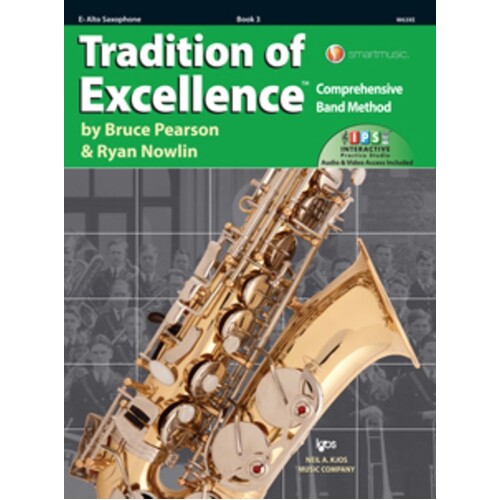 Tradition Of Excellence Book 3 Alto Sax (Softcover Book/Online Media)