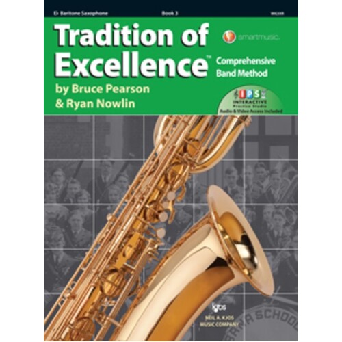 Tradition Of Excellence Book 3 Baritone Sax (Softcover Book/Online Media)