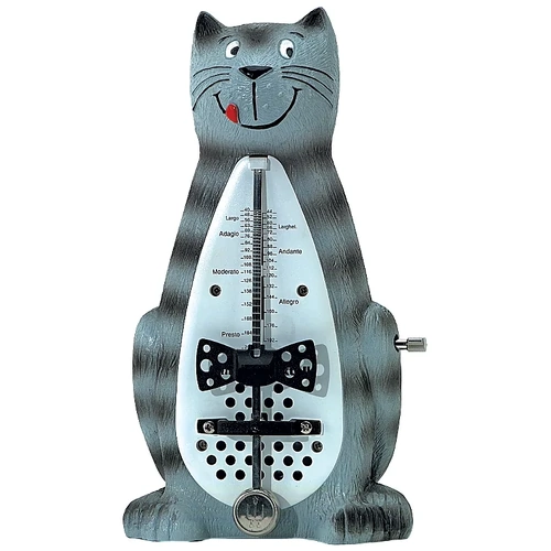 Wittner W839C Taktell Novelty Cat Shape Metronome - Mechanical, Tempo 40-208 BPM