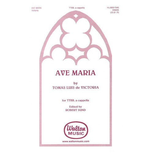 Ave Maria TTBB A Cappella