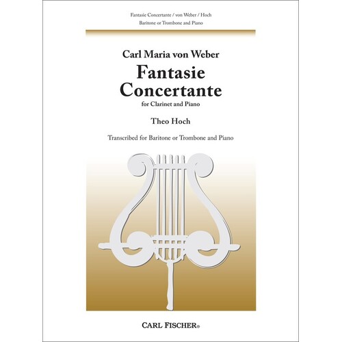 Weber - Fantasie Concertante Euphonium Or Trombone/Piano (Softcover Book)