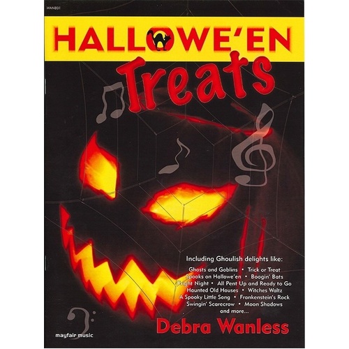 Halloween Treats for Easy Piano by Debra Wanless