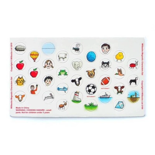 Wilbecks Round Character Magnets for Music Note Learning