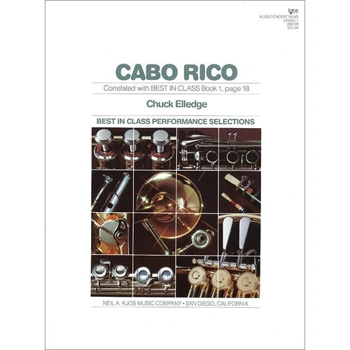 Cabo Rico for Beginning Percussion - Neil A. Kjos Music Company