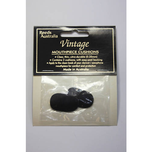 Vintage Mouthpiece Cushions Protectors Black (2pk) *New* Clarinet, Saxophone