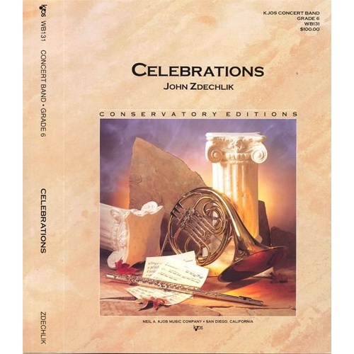 Celebrations for Band - Neil A. Kjos Music Company, 115 Pages, Commemorative Work for Medalist Band's 20th Anniversary