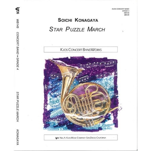 Star Puzzle March for Band by Neil A. Kjos Music Company - 80 Pages