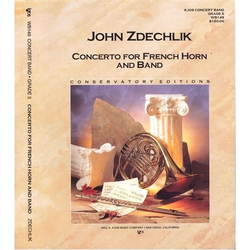 Concerto for French Horn and Band by Neil A. Kjos Music Company