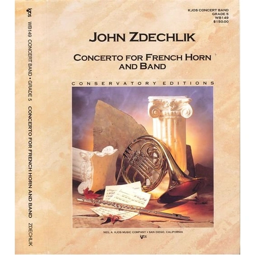 Concerto for French Horn and Band by Neil A. Kjos Music Company