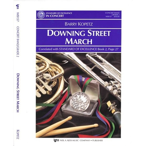 Downing Street March for Band - Neil A. Kjos Music Company - 1 Page