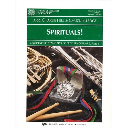 Spirituals! for Band by Neil A. Kjos Music Company - 1 Page