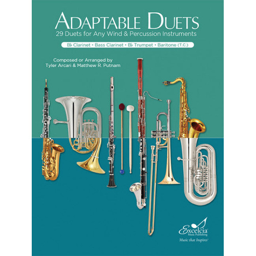 Adaptable Duets for Winds - Clarinet, Trumpet, BariTC Chamber Sheet Music
